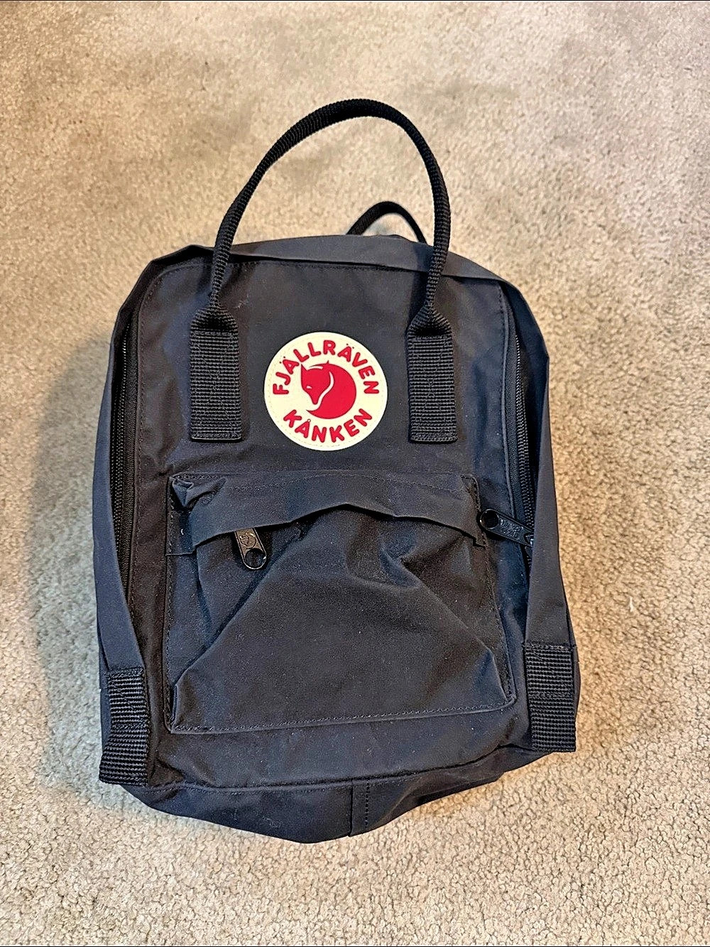 Fjallraven Kånken Mini Black Backpack